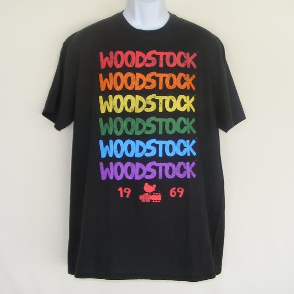 Woodstock Other - WOODSTOCK Tshirt, XL, Retro, Rainbow colors 2019